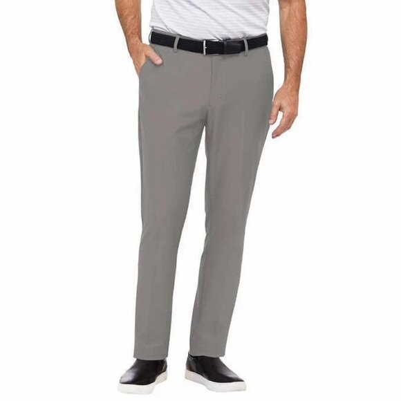 NWOT Greg Norman Men's 36x32 Gray Stretch Tech Pants performance - Picture 1 of 9